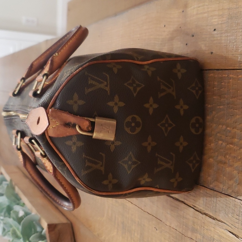 LV Louis Vuitton Monogram speedy 25 - Picture 8 of 9